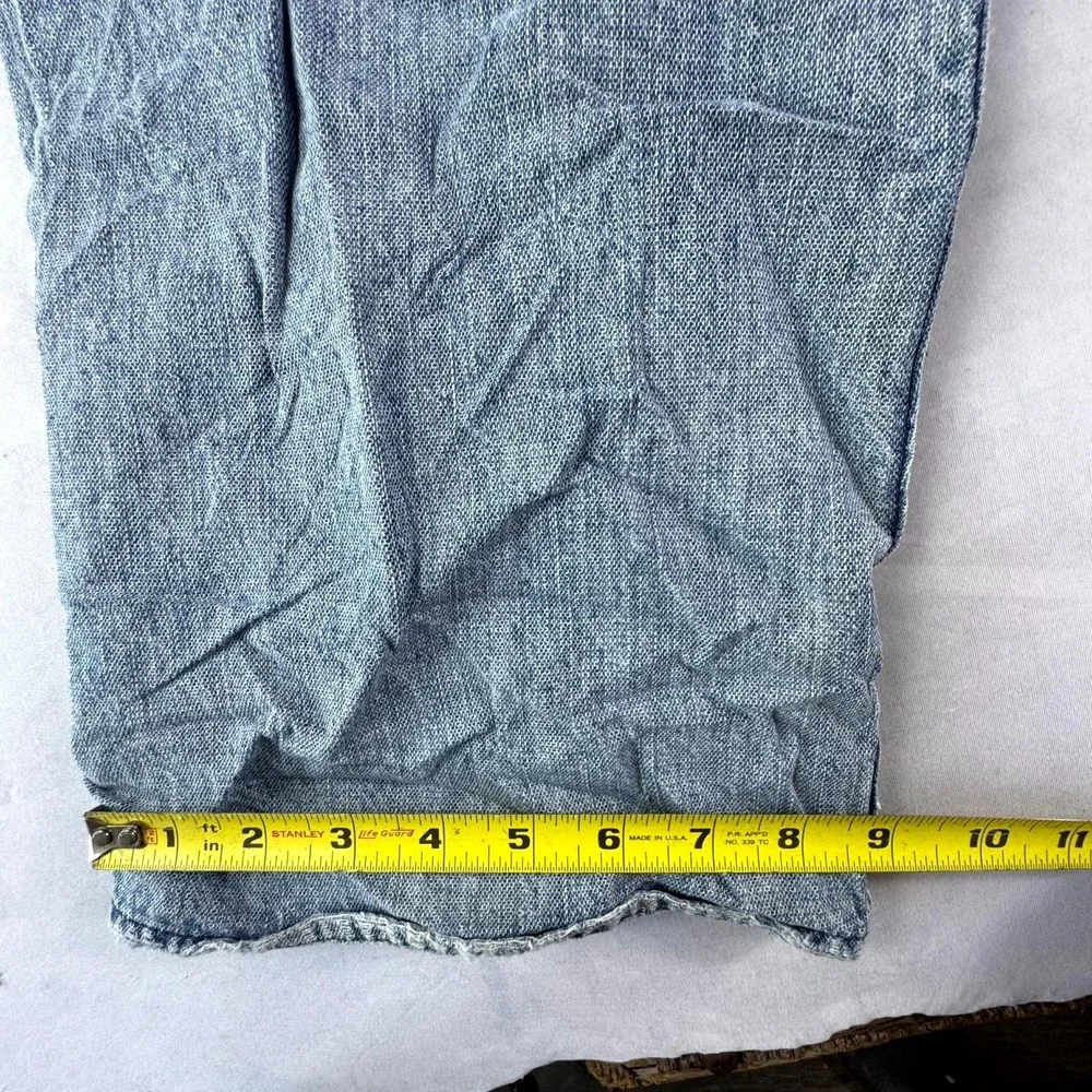 Vintage Jordan Jeans Mens 34x34 Blue Denim Distressed Hip Hop Straight Leg